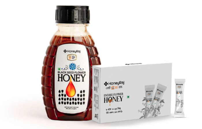 14% Off on Black Seed Honey (Half Kg) & Lychee Honey Sachet Combo