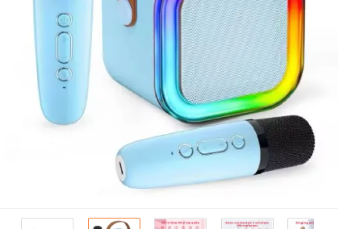 69% discount on D Shop K12 Karaoke Machine Portable 5.3 Bluetooth Speaker