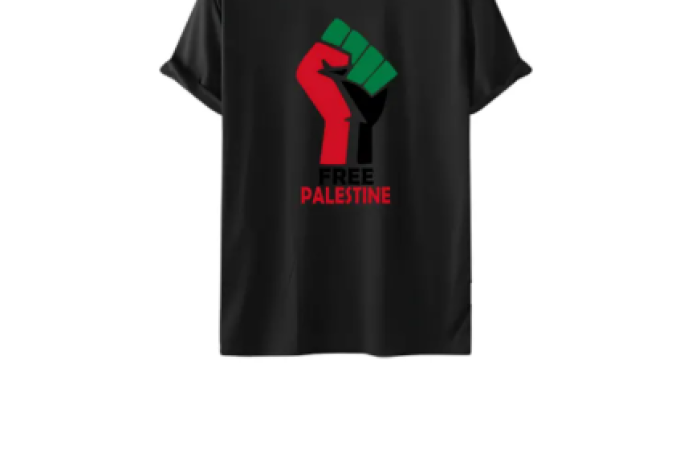 49% discount on LECUBE MEN’S PREMIUM QUALITY T-SHIRT Free Palestine (PRINTED)
