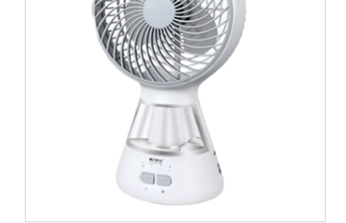 1,000 discount on Rechargeable KM-F0296 Handheld Fan With Led Light Base