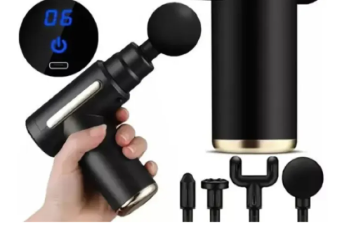 47% discount on Powerful Handheld Massage Gun for Deep Tissue Relief - Compact & Elegant Design
