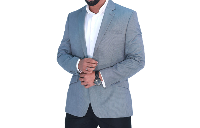 Tk2700 Off on Men’s Formal Blazer Color: Grey CK (32)