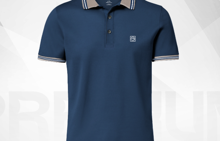 63% OFF on GoodMan Premium Quality Petrol Color Cotton Short Sleeve Polo T Shirt for Men.