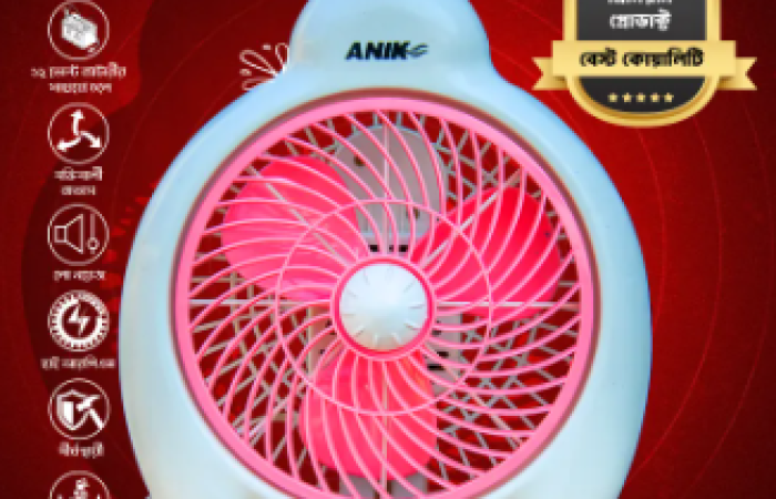 28% discount on Table Fan, Desktop Fan, 12 Volt DC Battery Operated Fan, Model Dabai