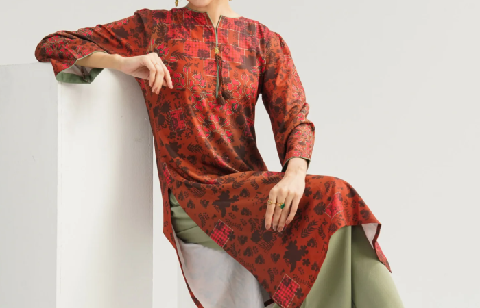 40% OFF on Womens Brown Two Piece Set