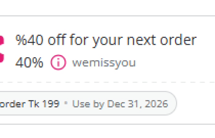 40% Off on First Order at Bella Italia Gulshan