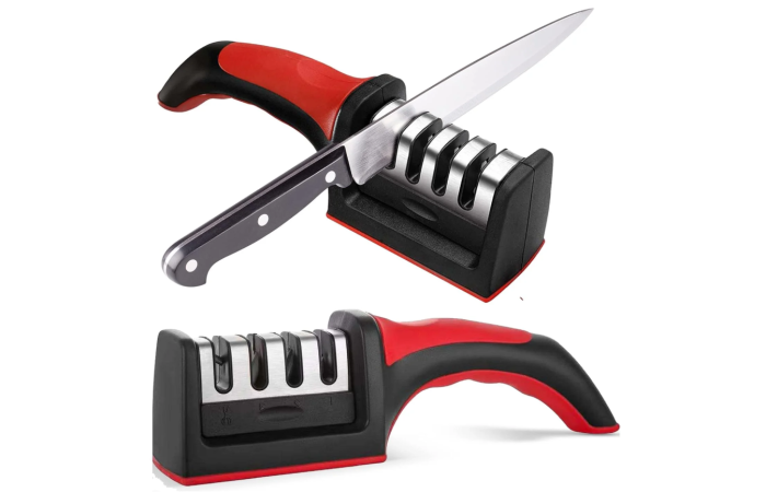 Tk280 Off Knife Sharpener – 4-Stage Sharpening Kit for Home, Chef & Kitchen Use