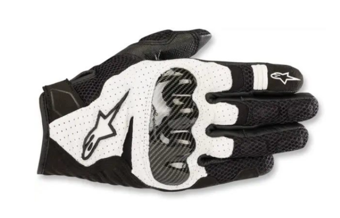 10% Off on Alpinestars SMX-1 Air V2 Gloves- Black White