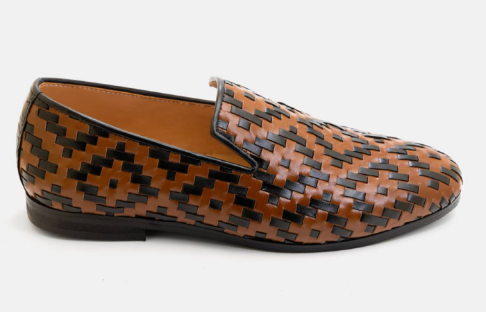 54% Off on Bichrome Braided Loafer