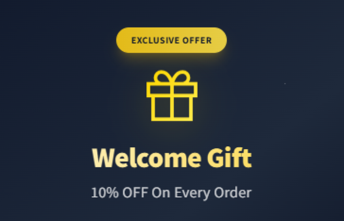 10% OFF on Every Order