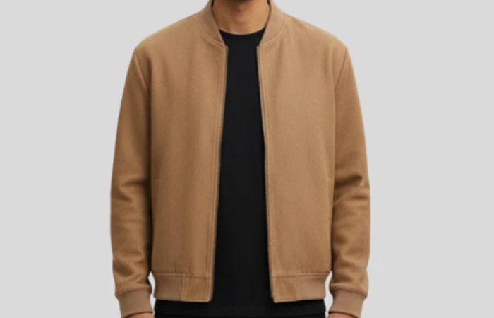 35% Off on Men's Bomber Jacket D. Beige
