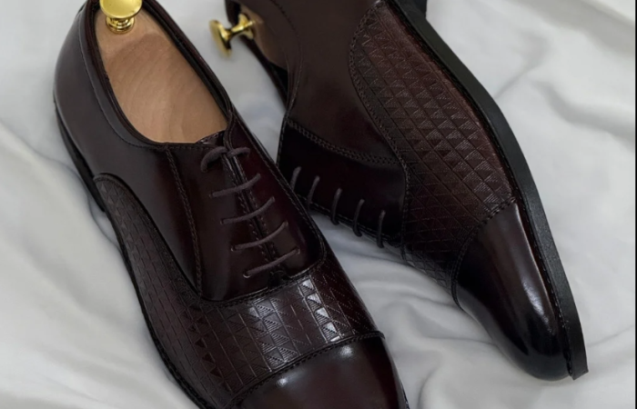 44% Off on Formal Dice-Chocolate Derby Shoe