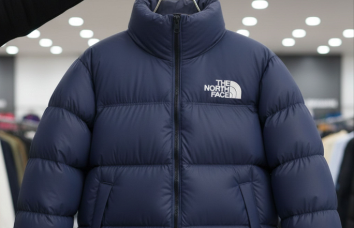 36% Off on North Face Puffer Jacket Blue