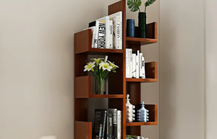 Tk1500 Off on 6 Tier L-Shaped Wooden Bookshelf