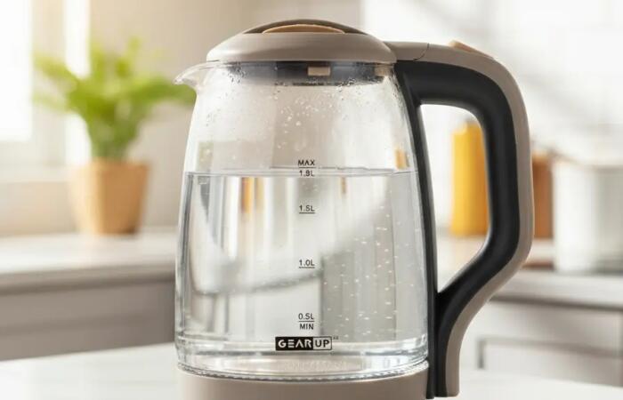 41% Off on GearUP GK15 Premium Electric Glass Kettle 1.8L (1500W)