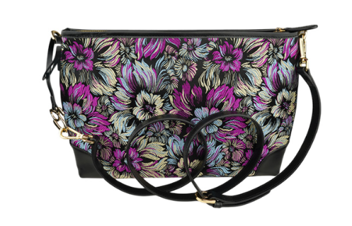 20% Off on Magasin de Cuir Silk x Leather Shoulder Bag - Black