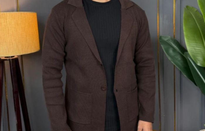 Tk1000 Off on Premium Classy Sweater Knit Blazer