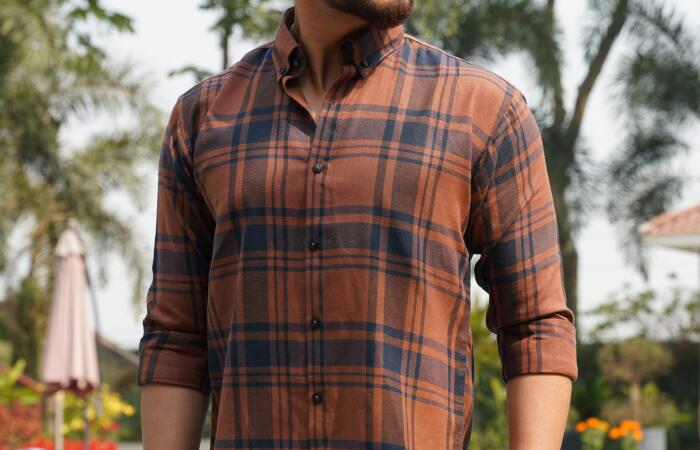 Tk300 OFF on Men’s Classic Check Full Sleeve Shirt