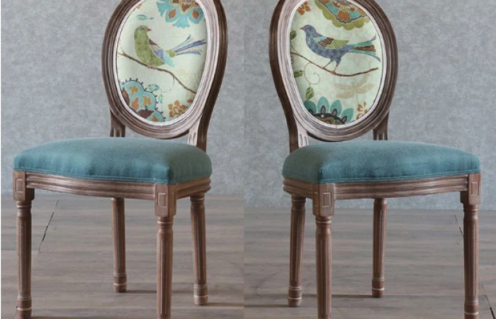 13% OFF Vintage Wooden Accent Chair