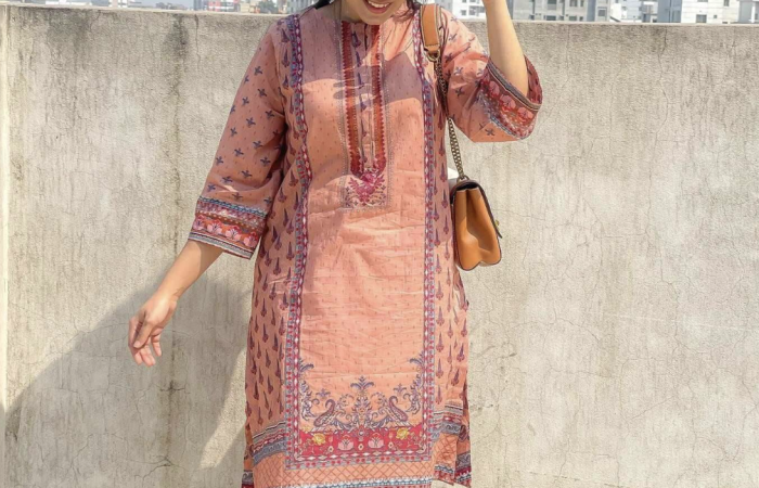 50% OFF on Cords Luxury Digital Printed Stitched Kurti