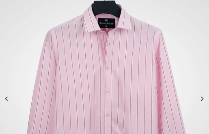 60% Off on Old Money Cotton Stripe Shirt
