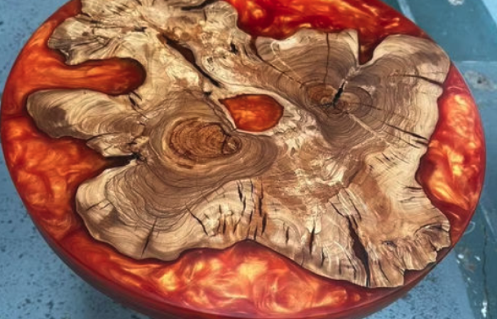 6% Off on Elegant Resin Table Top for Modern Living Spaces with Unique Design and Sturdy...