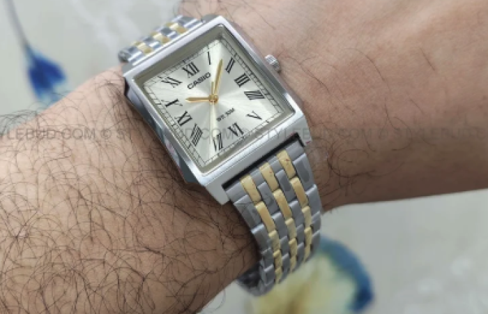 11% Off on WW3215 Casio Standard Tank Chain Watch MTP-B190SG-9BVDF