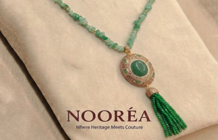 Tk100 OFF on The Sovereign Jade Tassel Necklace